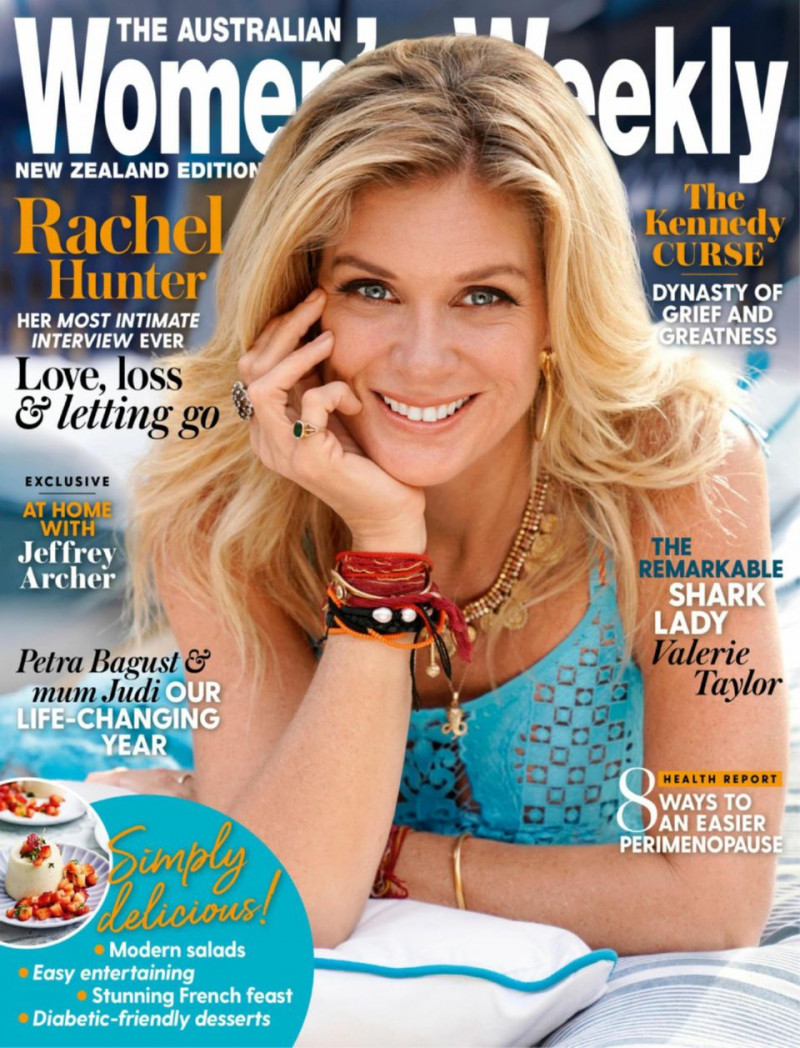 Rachel Hunter featured on the The Australian Women\'s Weekly New Zealand Edition cover from October 2019