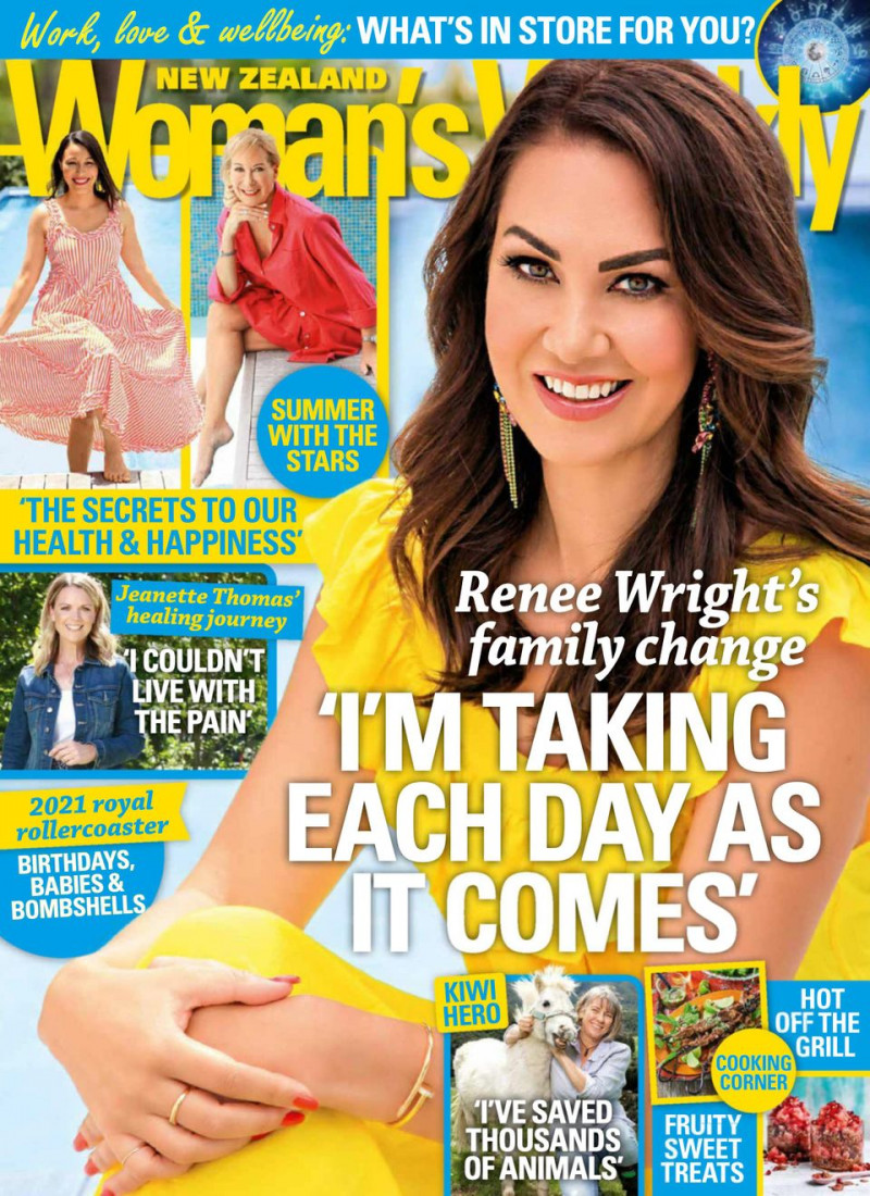  featured on the New Zealand Woman\'s Weekly cover from January 2021