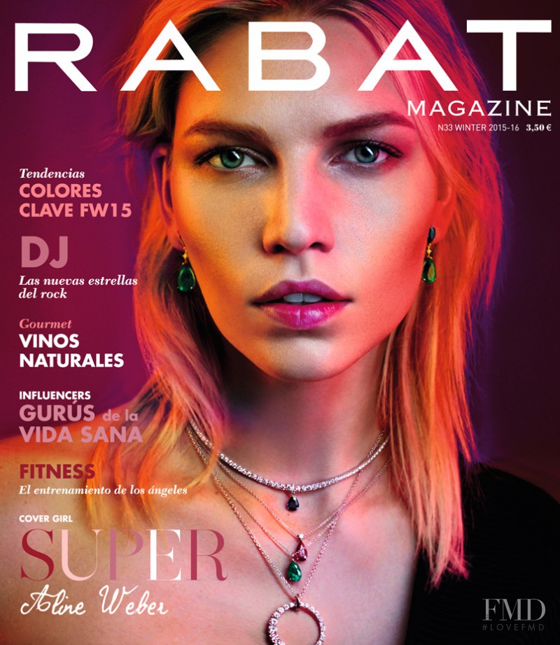Aline Weber featured on the Rabat Spain cover from December 2015