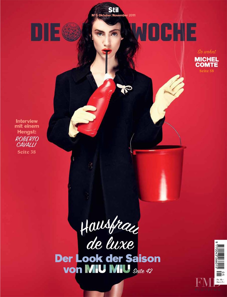 Rebecca Fleetwood featured on the Die Weltwoche Stil cover from December 2011