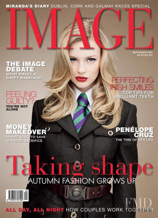 Sophie Raymont featured on the IMAGE Ireland cover from September 2010