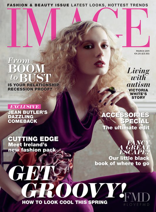 Agnes Buzala featured on the IMAGE Ireland cover from March 2011