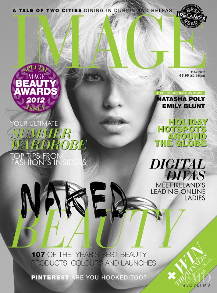 Natasha Poly featured on the IMAGE Ireland cover from May 2012
