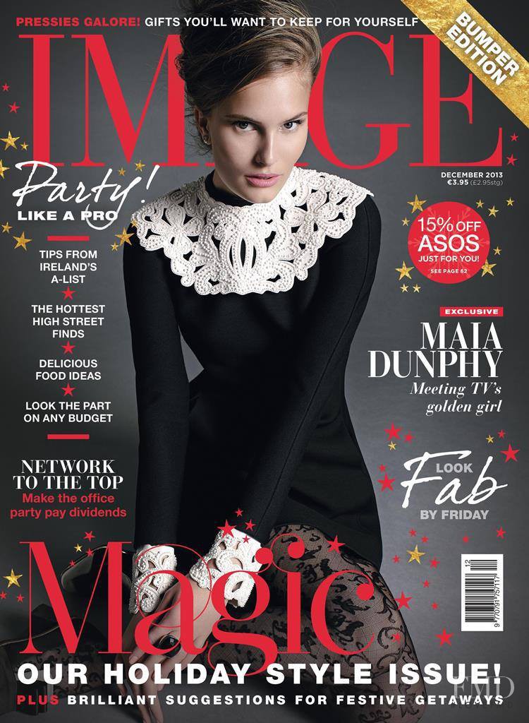 Alla Kostromicheva featured on the IMAGE Ireland cover from December 2013