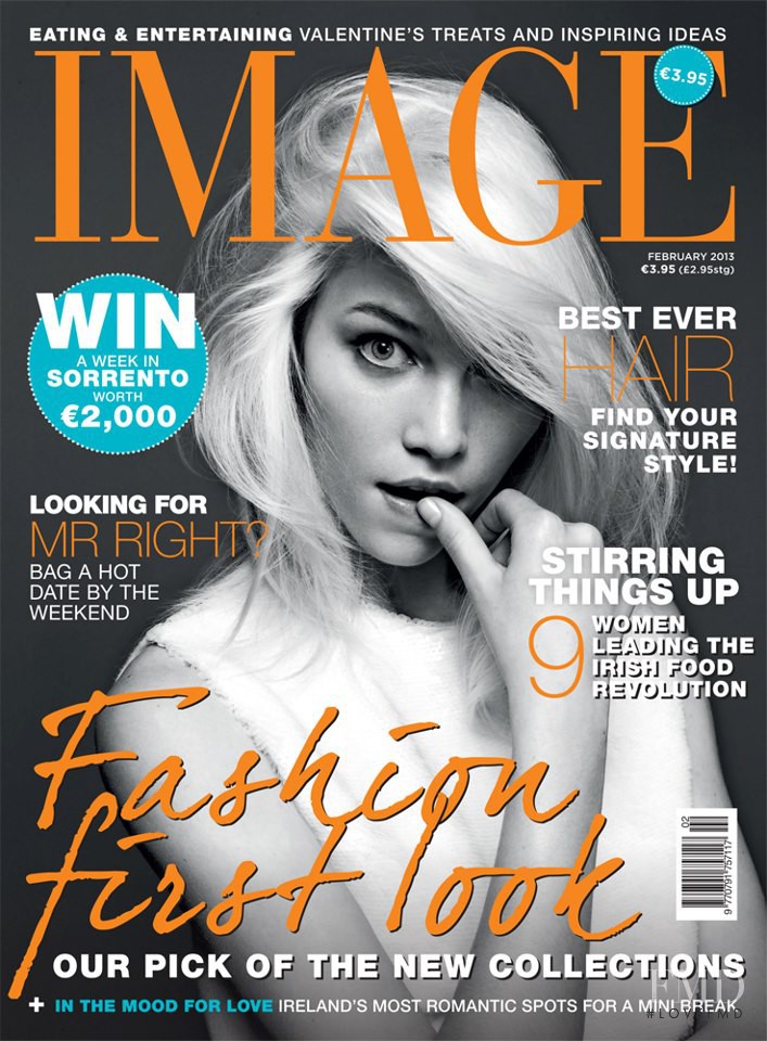 Aline Weber featured on the IMAGE Ireland cover from February 2013