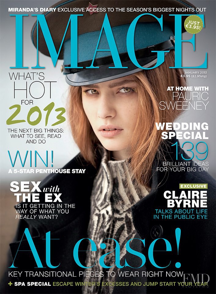 Helena McKelvie featured on the IMAGE Ireland cover from January 2013