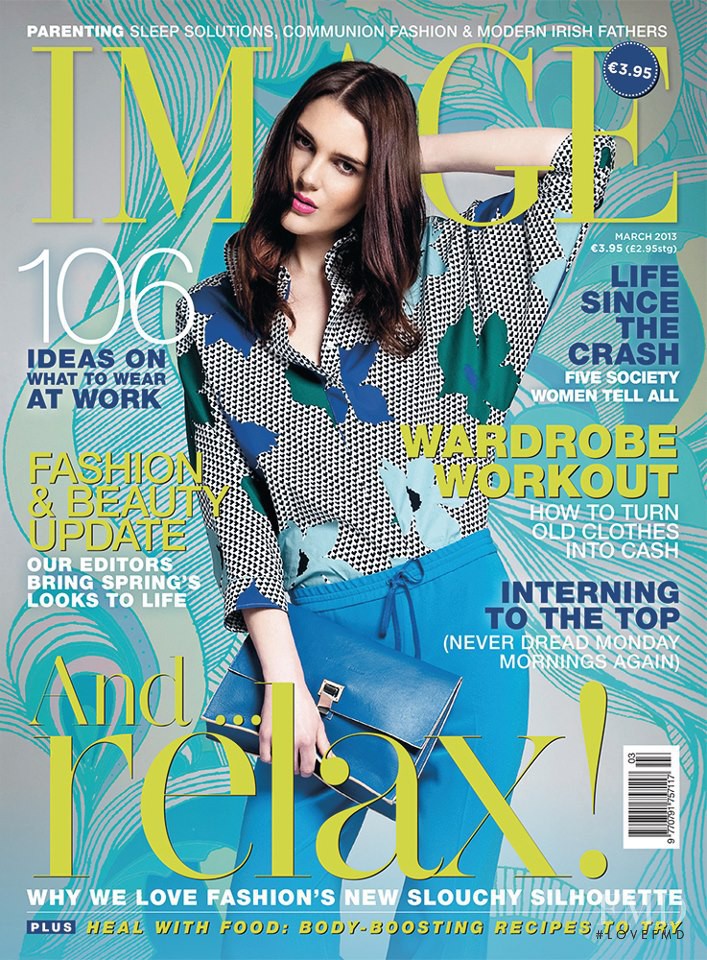 Emma Champtaloup featured on the IMAGE Ireland cover from March 2013