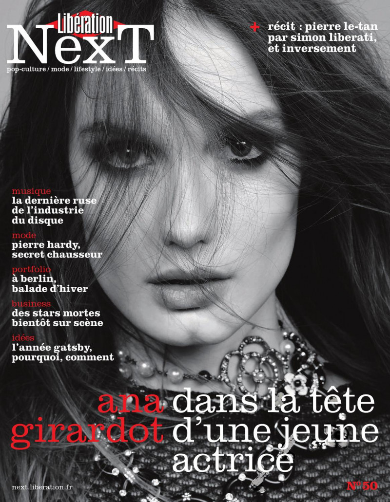 Ana Girardot featured on the Next Liberation cover from February 2013