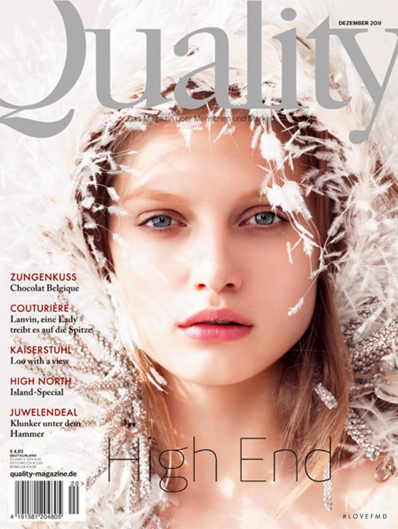 Svetlana Zakharova featured on the Quality cover from January 2012