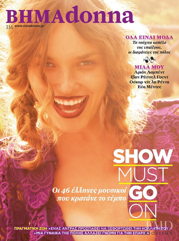 Elcee Orlova featured on the BHMAdonna cover from November 2011