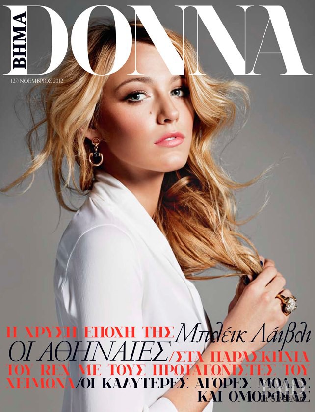 Blake Lively featured on the VIMAdonna cover from November 2012