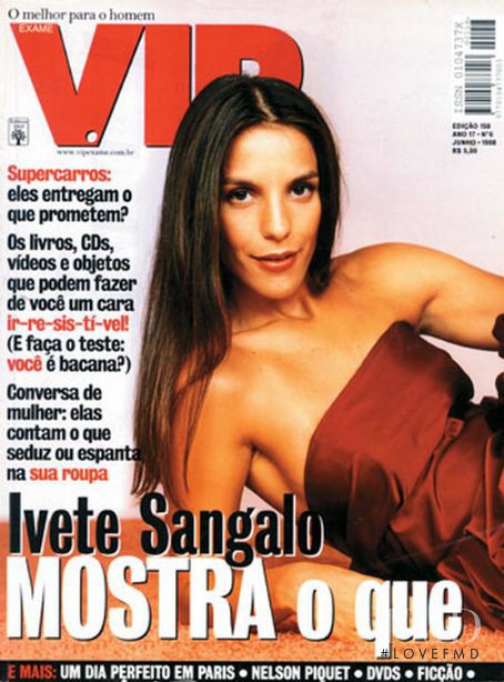 Ivete Sangalo featured on the VIP cover from June 1998