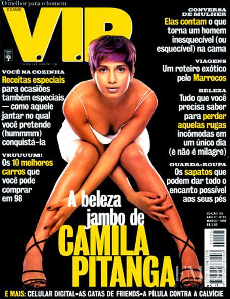 Camila Pitanga featured on the VIP cover from March 1998