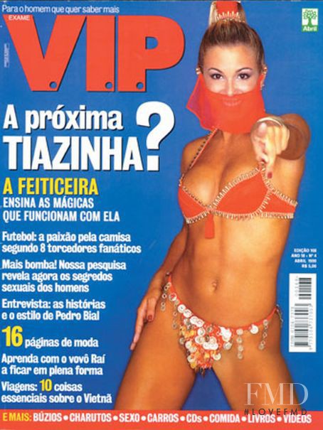 Joana Prado featured on the VIP cover from April 1999