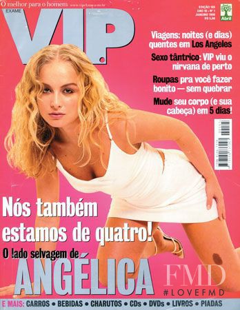Angélica featured on the VIP cover from January 1999