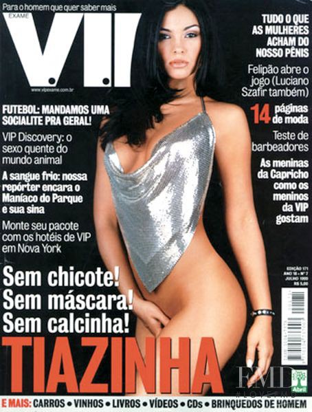 Suzana Alves featured on the VIP cover from July 1999