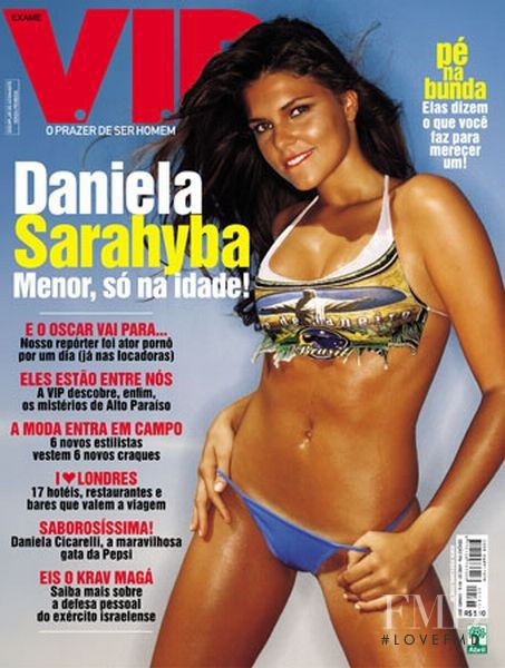 Daniella Sarahyba featured on the VIP cover from June 2001