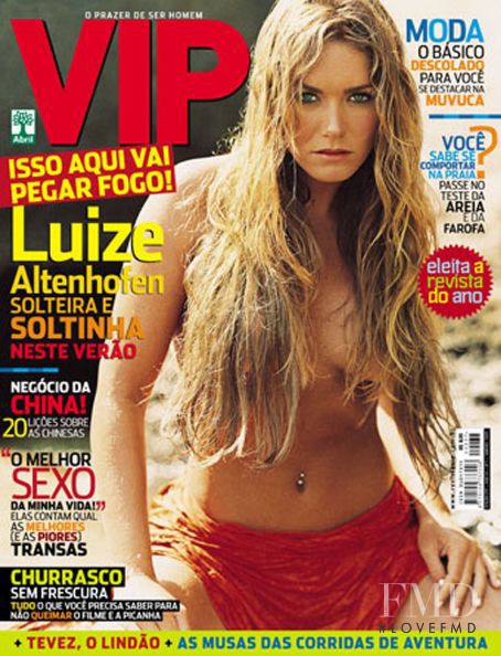 Luize Altenhofen featured on the VIP cover from January 2005