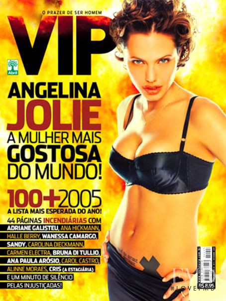 Angelina Jolie featured on the VIP cover from November 2005