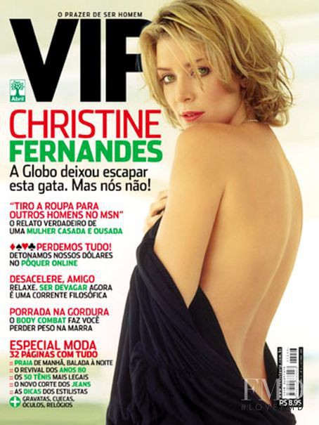 Christine Fernandes featured on the VIP cover from October 2005