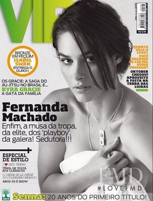 Fernanda Machado featured on the VIP cover from October 2008