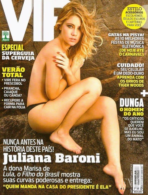 Juliana Baroni featured on the VIP cover from January 2010