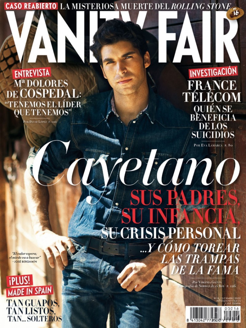  featured on the Vanity Fair Spain cover from December 2009