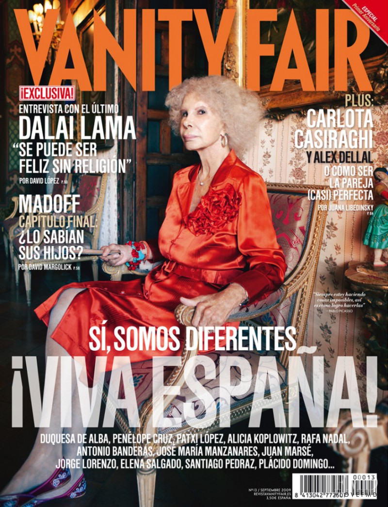  featured on the Vanity Fair Spain cover from September 2009