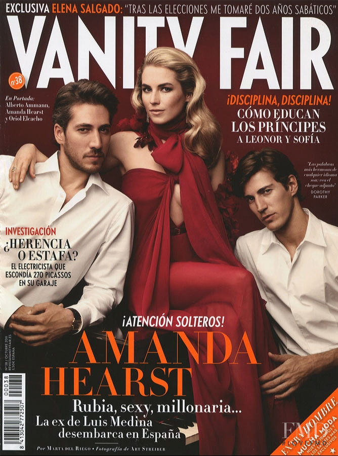 Amanda Hearst, Oriol Elcacho featured on the Vanity Fair Spain cover from October 2011