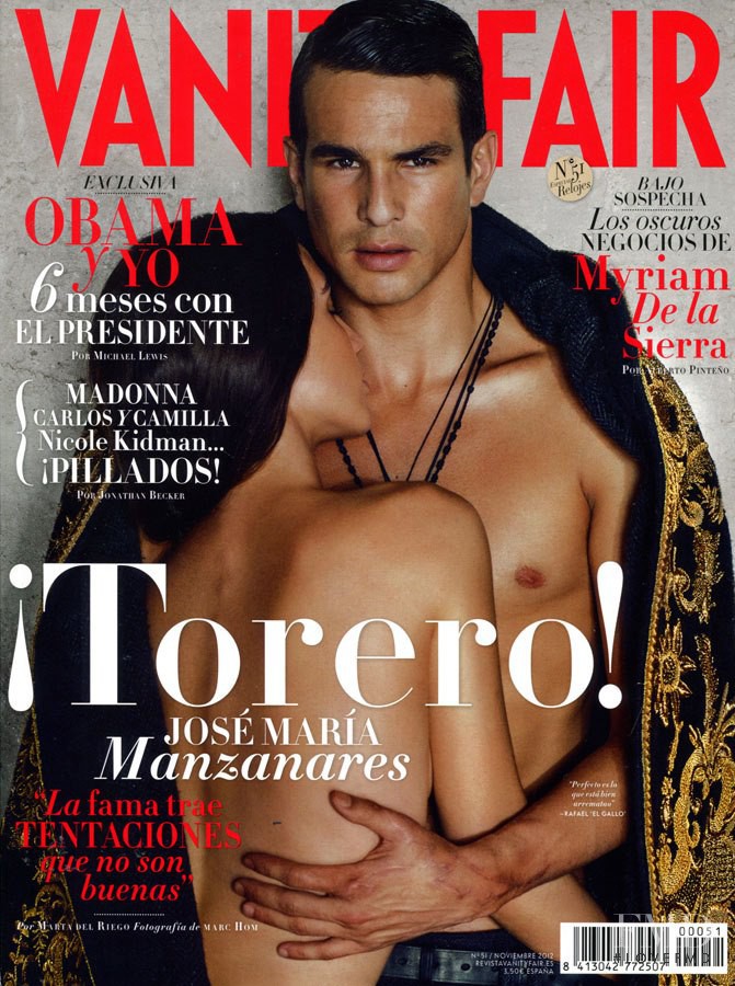 José Maria Manzanares featured on the Vanity Fair Spain cover from November 2012