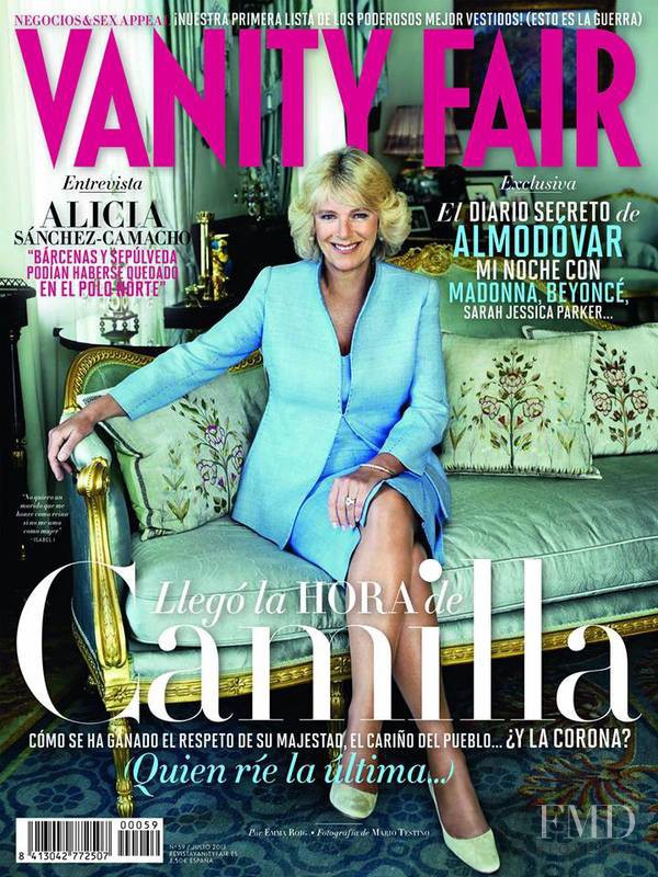 Camilla Parker Bowles featured on the Vanity Fair Spain cover from July 2013