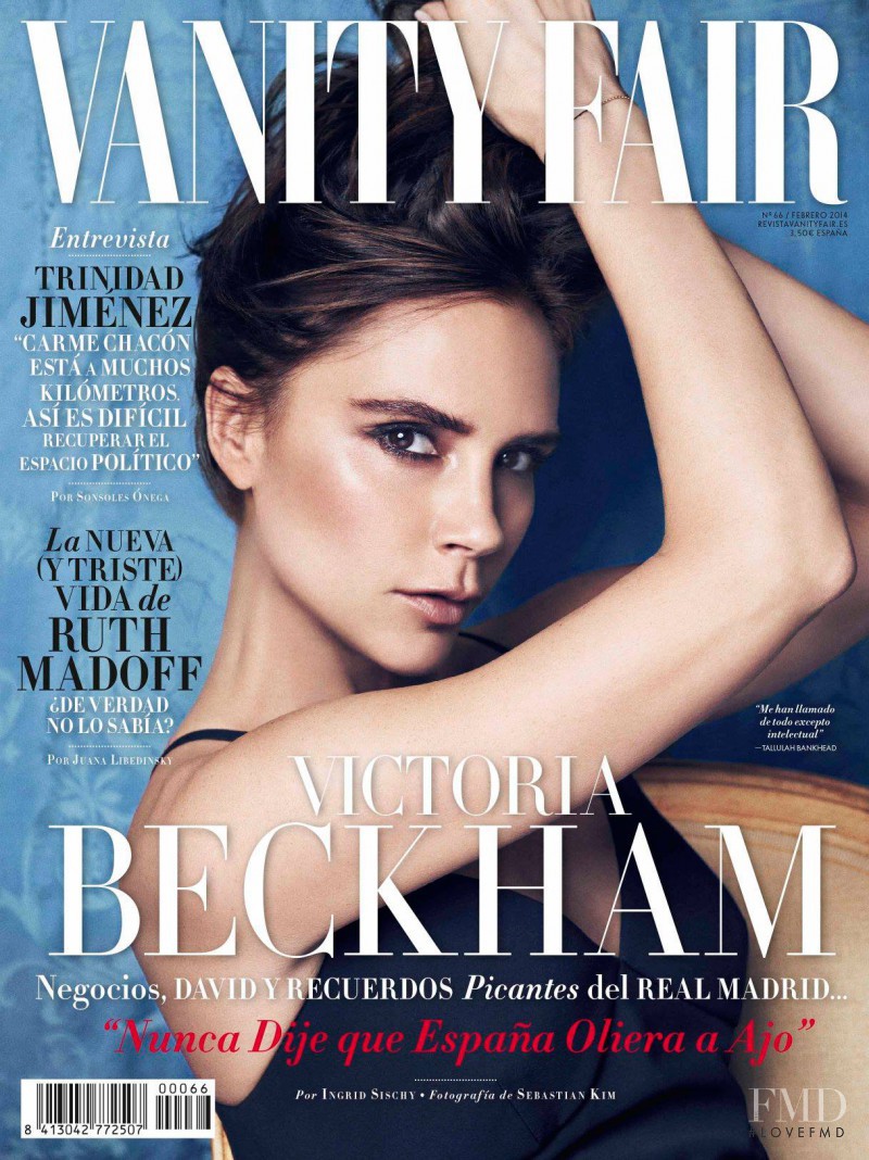 Victoria Beckham featured on the Vanity Fair Spain cover from February 2014