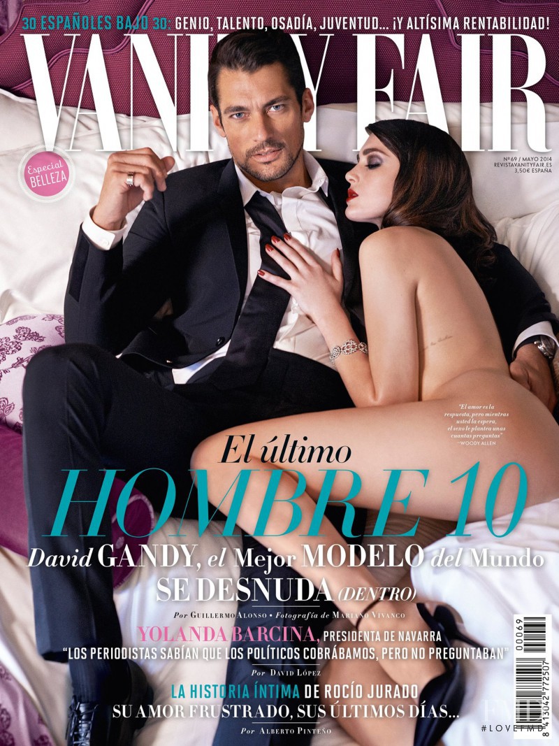 David Gandy featured on the Vanity Fair Spain cover from May 2014