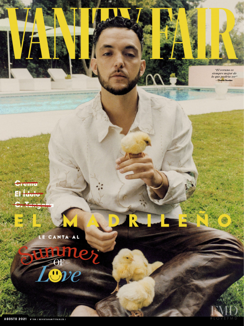 C. Tangana featured on the Vanity Fair Spain cover from July 2021