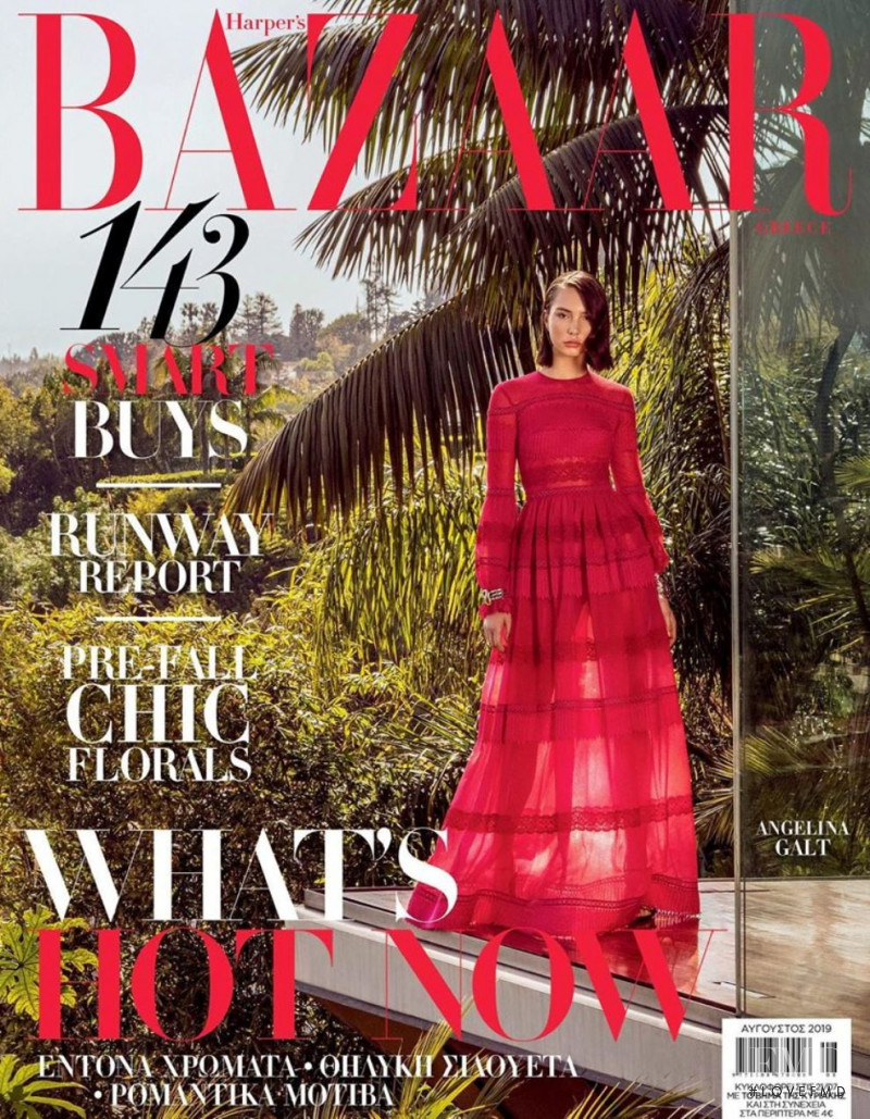  featured on the Harper\'s Bazaar Greece cover from August 2019