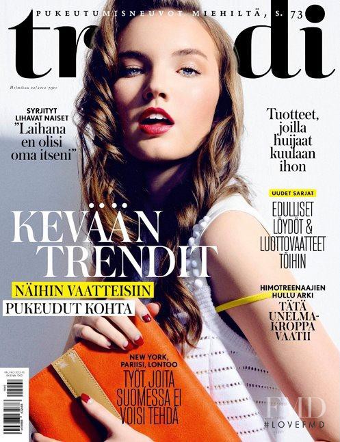 Ann-Marie Ainikkamäki featured on the trendi cover from February 2012