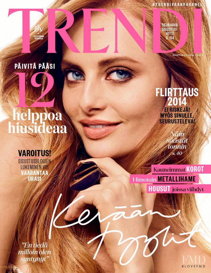  featured on the trendi cover from April 2014