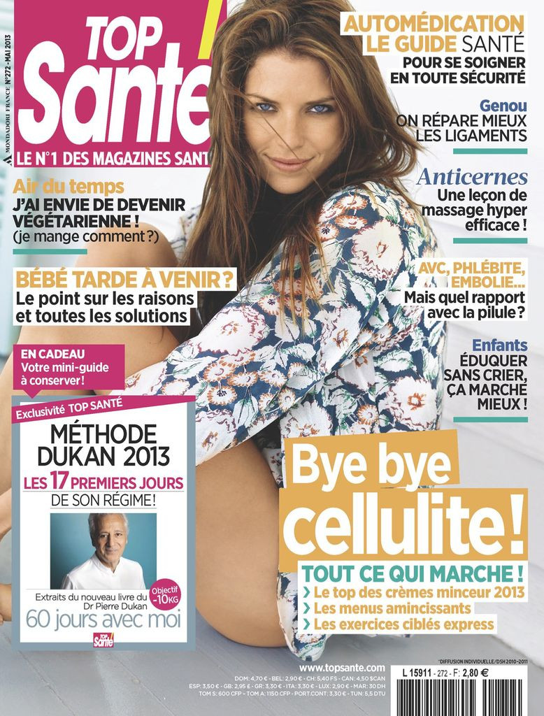  featured on the Top Santé France cover from May 2013