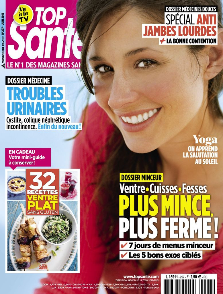  featured on the Top Santé France cover from June 2015