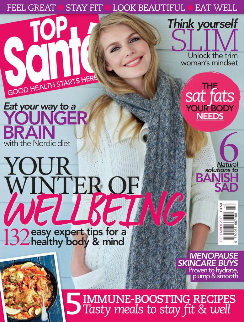  featured on the Top Santé France cover from December 2017