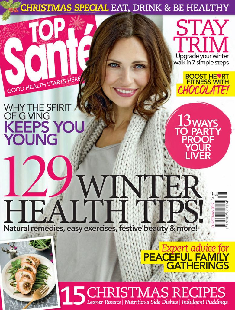  featured on the Top Santé France cover from January 2018