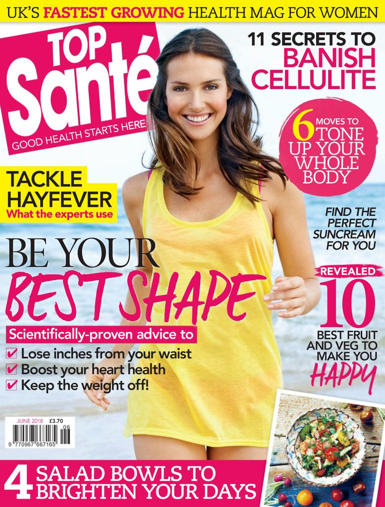  featured on the Top Santé France cover from June 2018