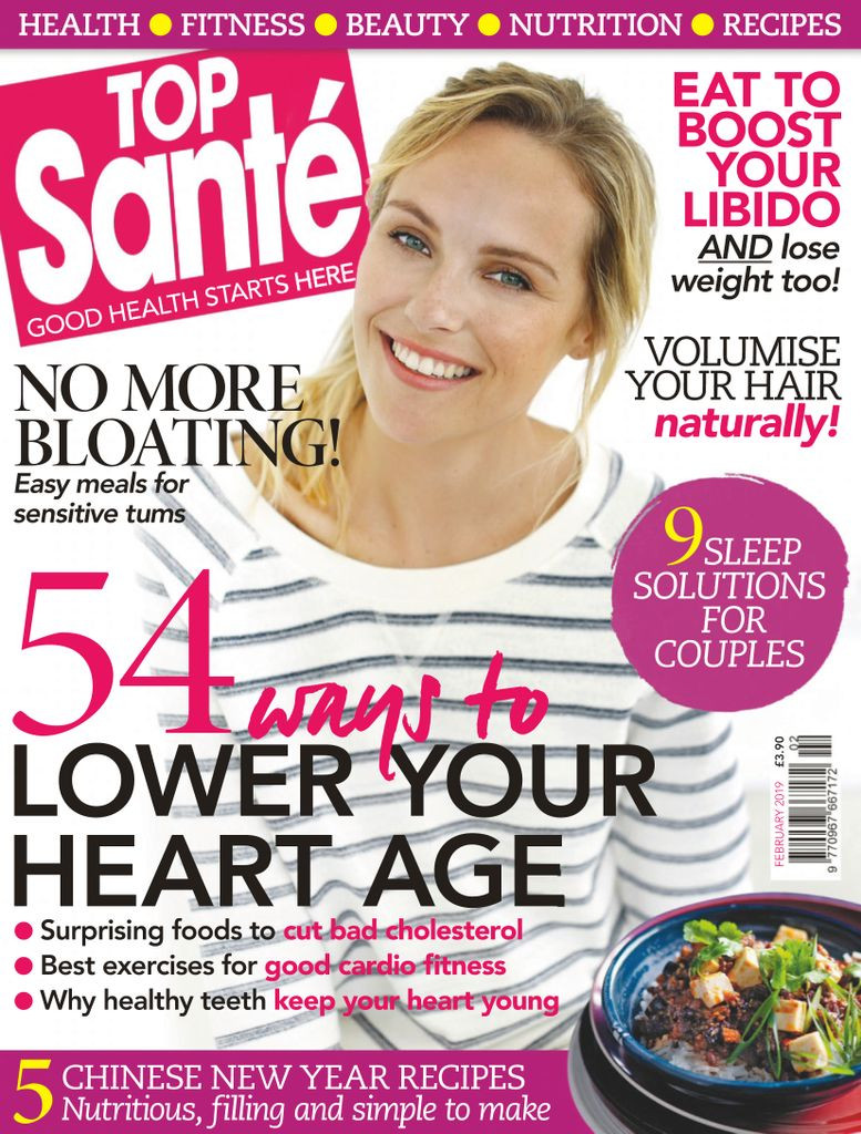  featured on the Top Santé France cover from February 2019