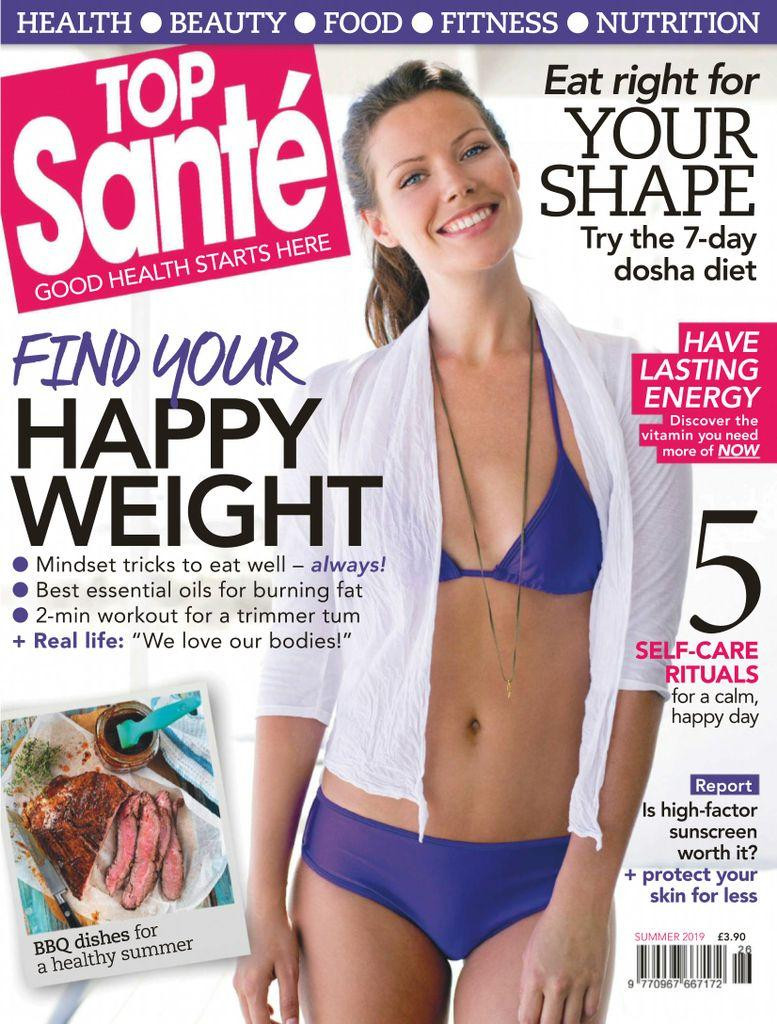  featured on the Top Santé France cover from June 2019