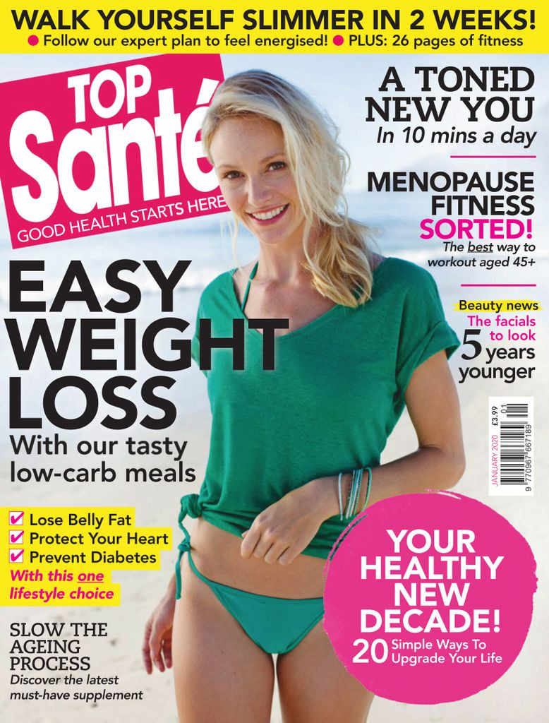  featured on the Top Santé France cover from January 2020