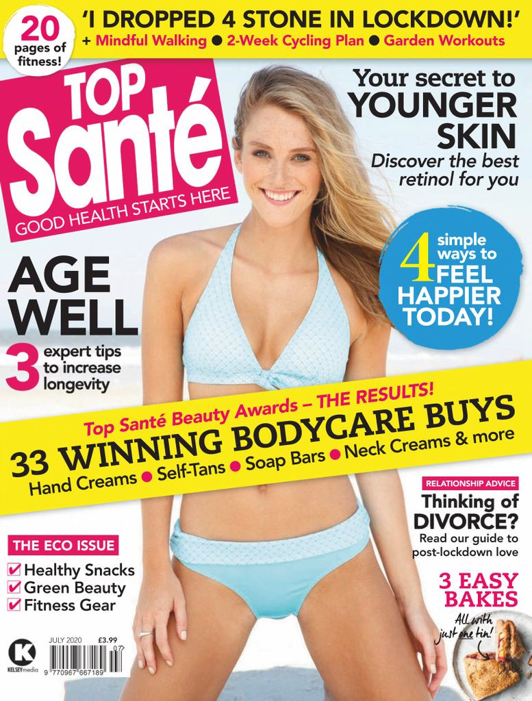  featured on the Top Santé France cover from July 2020