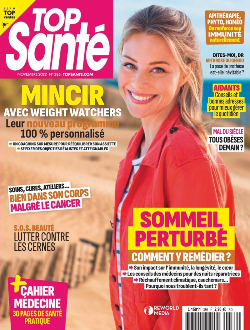  featured on the Top Santé France cover from November 2022