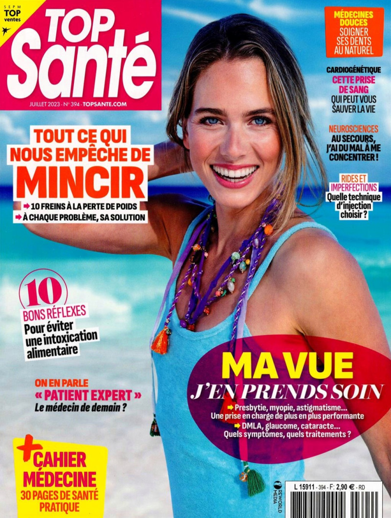  featured on the Top Santé France cover from July 2023