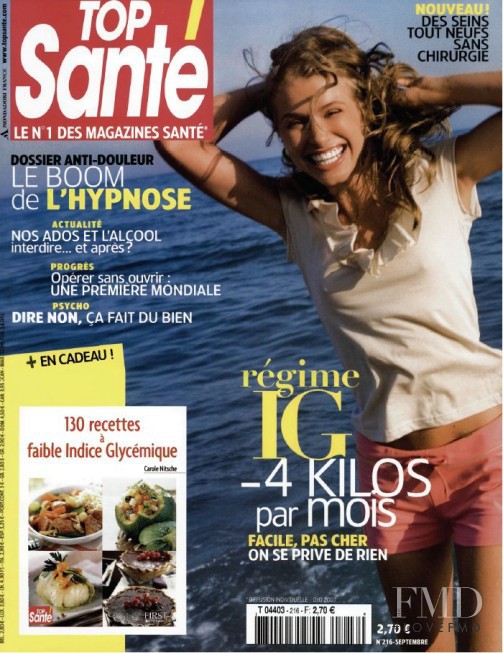  featured on the Top Santé France cover from August 2008