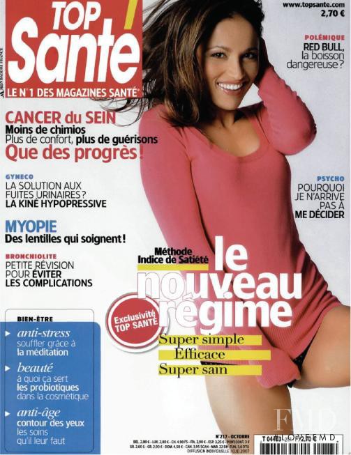  featured on the Top Santé France cover from September 2008